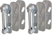 Placa de Impacto para Puerta Prime-Line K 5003 de Aluminio con Resorte, Paquete de 2