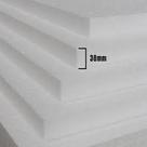 Placa de Isopor 3cm de espessura antichamas para construção 24 placas