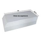 Placa de Isopor 3cm de espessura antichamas para construção 32 placas