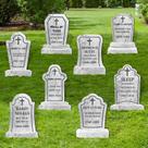 Placa de jardim de Halloween Sculpture Yuleglowix de 17 polegadas, 8 peças