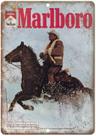 Placa de lata Dafony Marlboro Man Cowboy Vintage 20x30cm Metal Placa de lata Dafony Marlboro Man Cowboy Vintage 20x30cm Metal