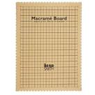 Placa de macramê The Beadsmith 29,21 x 39,37 cm com grade 10x14