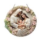 Placa De Madeira Decorativa De Natal Para Inverno, Guirlanda Plana 2D Para Porta Frontal E Parede