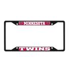 Placa de matrícula FanMats Minnesota Twins Metal Black