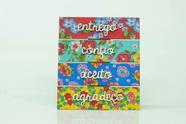 Placa de Mesa Entrego Confio Aceito Agradeço 20,5x18cm Placa de Mesa Entrego Confio Aceito Agradeço 20,5x18cm
