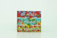 Placa de Mesa Eu aceito Eu me amo Eu agradeço 16X18cm Placa de Mesa Eu aceito Eu me amo Eu agradeço 16X18cm