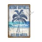 Placa De Metal Decorativa De Parede Para Praia, Verão, Bar De Praia, Casa, Clube De Surf - Pôster De