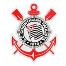 Placa de Metal em formato do escudo do Corinthians 20x15,5cm Placa de Metal em formato do escudo do Corinthians 20x15,5cm