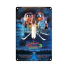 Placa De Metal Enferrujado Com Pôster De Filme Clássico De Terror, Decoração Retrô Para Bar, Caverna