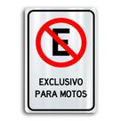 Placa de Metal exclusivo motos 20cmx30cm Placa de Metal exclusivo motos 20cmx30cm