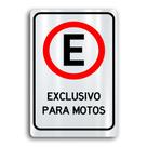 Placa de Metal Exclusivo para motos 20cmx30cm Placa de Metal Exclusivo para motos 20cmx30cm