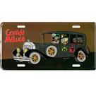 Placa de Metal Quadrilha de Morte, Corrida Maluca, Hanna Barbera