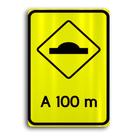 Placa de Metal quebra molas 100m 20cmx30cm