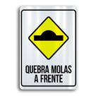 Placa de Metal Quebra molas 20cmx30cm