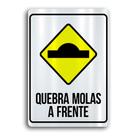 Placa de Metal quebra molas a frente 20cmx30cm Placa de Metal quebra molas a frente 20cmx30cm