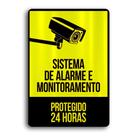 Placa de Metal sisstema de alarme 20cmx30cm Placa de Metal sisstema de alarme 20cmx30cm