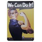 Placa de Metal We Can Do It