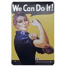 Placa De Metal We Can Do It