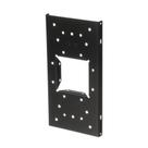 Placa de montagem: caixas de correio arquitetônicas UMBS0B06AM, aço preto