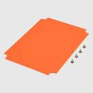 Placa de montagem laranja 31 x 24,5 caixa grande sibratec