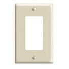 Placa de pared Leviton 80601-T de 1 espacio Decora Midway en color almendra Placa de pared Leviton 80601-T de 1 espacio Decora Midway en color almendra