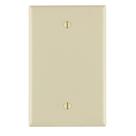 Placa de pared Leviton PJ13-T de 1 espacio, tamaño intermedio, color almendra claro