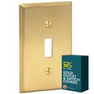 Placa de Pared Rio Salto de Latón Mediana con Interruptor Dorado 13x8 cm Placa de Pared Rio Salto de Latón Mediana con Interruptor Dorado 13x8 cm
