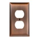Placa de parede Amerelle 163DAC Century 1 Duplex Steel Antique Copper