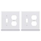 Placa de parede ELEGRP 1-Toggle Light Interruptor 1-Receptáculo Duplex