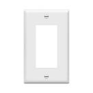 Placa de parede ENERLITES 1 módulo branco brilhante 11 x 7 cm Placa de parede ENERLITES 1 módulo branco brilhante 11 x 7 cm