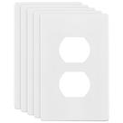 PLACA DE PAREDE ENERLITES SI8821-W 12x7,5 cm sem parafusos 1-Gang branca