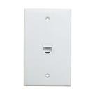 Placa de parede Ethernet AEDNX BUPLDET 1 porta CAT6 fêmea para fêmea