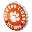 Placa de parede FOCO NCAA Bottle Cap Clemson Tigers Placa de parede FOCO NCAA Bottle Cap Clemson Tigers