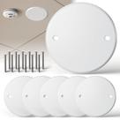 Placa de parede Gadgetzan 13 cm redonda, 6 peças de metal branco