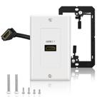 Placa de parede HDMI 2.1 ELECTOP 8K HDMI Pass Through 48 Gbps