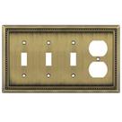 Placa de parede Henne Bery Sunken Pearls Antique Brass Placa de parede Henne Bery Sunken Pearls Antique Brass