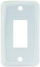 Placa de Parede JR Products 12845 Branca para Interruptor Simples Placa de Parede JR Products 12845 Branca para Interruptor Simples