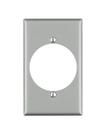 Placa de parede Leviton 4927 1-Gang Flush Mount Steel 5,5 cm
