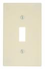 Placa de parede Leviton 78001 1-Gang Toggle Device Switch Light Almond