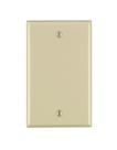 Placa de parede Leviton 80714-I Ivory 1-Gang termoplástico de nylon
