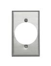 Placa de parede Leviton 83028 1-Gang, suporte embutido em alumínio de 5,5 cm
