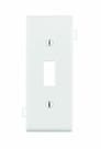 Placa de parede Leviton PSC1-W 1-Gang Toggle White Nylon Placa de parede Leviton PSC1-W 1-Gang Toggle White Nylon