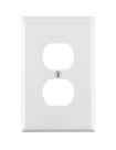 Placa de parede Leviton, receptáculo de dispositivo duplex de 1 gangue, branco, pacote com 20 unidades Placa de parede Leviton, receptáculo de dispositivo duplex de 1 gangue, branco, pacote com 20 unidades