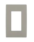 Placa de parede Leviton Renu One-Gang Screwless Snap-On Wood Smoke Placa de parede Leviton Renu One-Gang Screwless Snap-On Wood Smoke