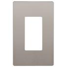 Placa de parede LIDER LSWP-31M-NK 12,4x7,9cm Níquel fosco