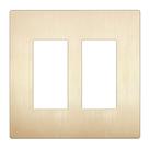 Placa de parede LIDER LSWP-32M-BGD 12x13 cm em ouro escovado