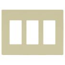 Placa de parede LIDER LSWP-33M-I 3-Gang Matte Ivory 12x17 cm