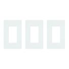 Placa de Parede Lutron Claro CW-1-WH-3 1 Gang Branco Pacote com 3
