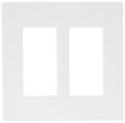 Placa de Parede Lutron CW-2-WH 2 Gang Branco Pacote com 6 Placa de Parede Lutron CW-2-WH 2 Gang Branco Pacote com 6
