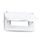 Placa de parede Sigma 14249WH Capa GFCI externa à prova de intempéries Placa de parede Sigma 14249WH Capa GFCI externa à prova de intempéries
